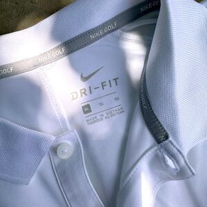 Dry Fit Nike Royal Caribbean White Polo Shirt